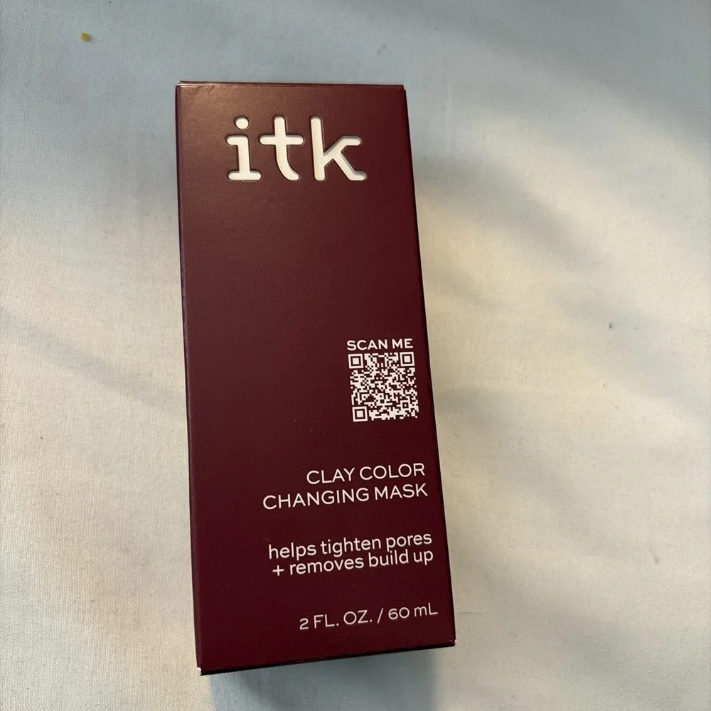 itk‎ Clay Color Changing Mask 2 fl oz 60 mL Pore Tightening Vegan Skincare NIB